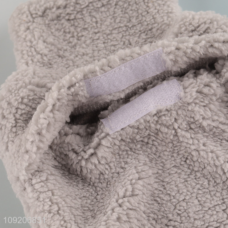 Factory Supply Cute Fluffy Plush Hot Water Bottle Cover Wholesale