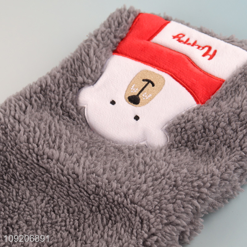 Wholesale Reusable Cute Fuffy Hot Water Bottle Cover for Winter