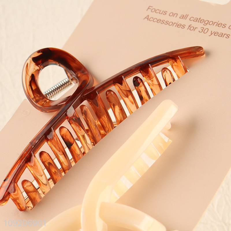 Good Quality 2 Pieces Large Hair Claw Clips Fashion Hair Accessories