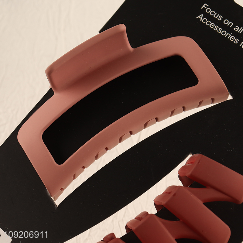 Online Wholesale 2 Pieces Large Hair Claw Clips Matte Hair Jaw Clips