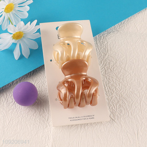 Low Price 2 Pieces Medium Hair Claw Clips Women Girls Hair Accessories