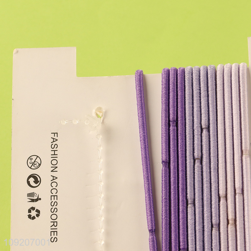 High Quality 13PCS/Set Elastic Hair Ties and Hair Claw Clip Set