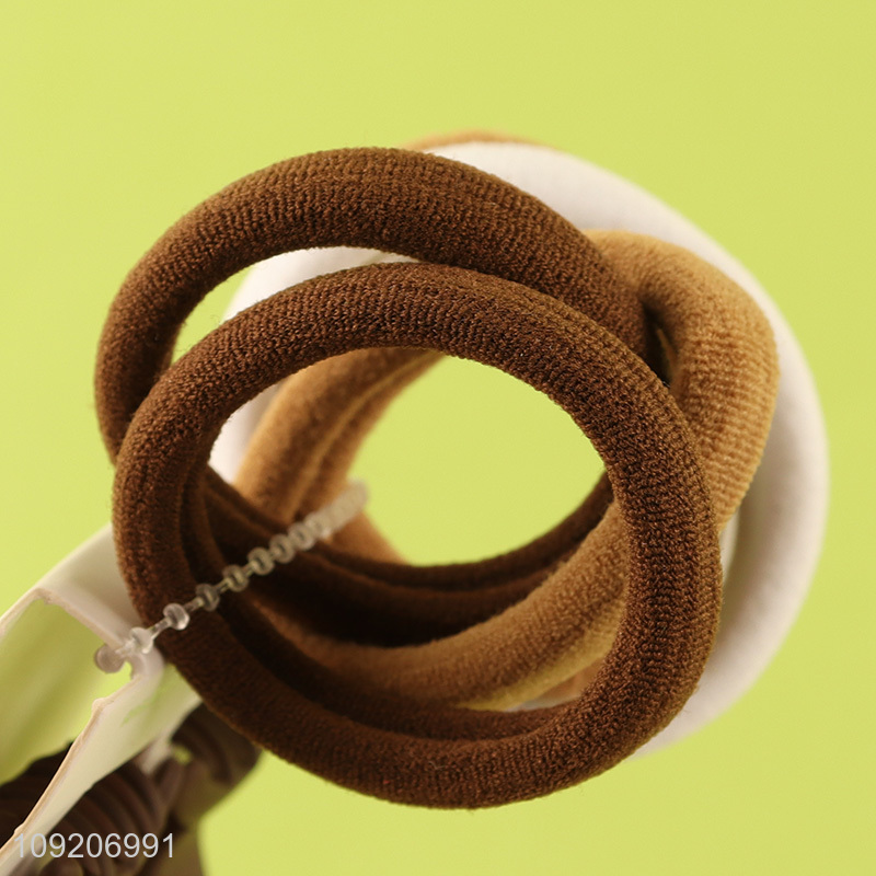 New Product 10PCS/Set Elastic Hair Bands and Hair Claw Clips Set