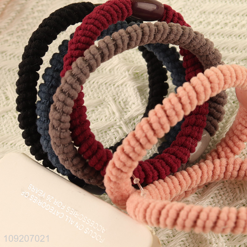 Good Quality 6 Pieces Hair Ties Elastic Hair Bands Hair Accessories
