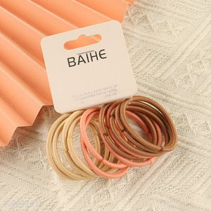 New Arrival 12 Pieces Hair Ties Elastic Ponytail Holders for Women