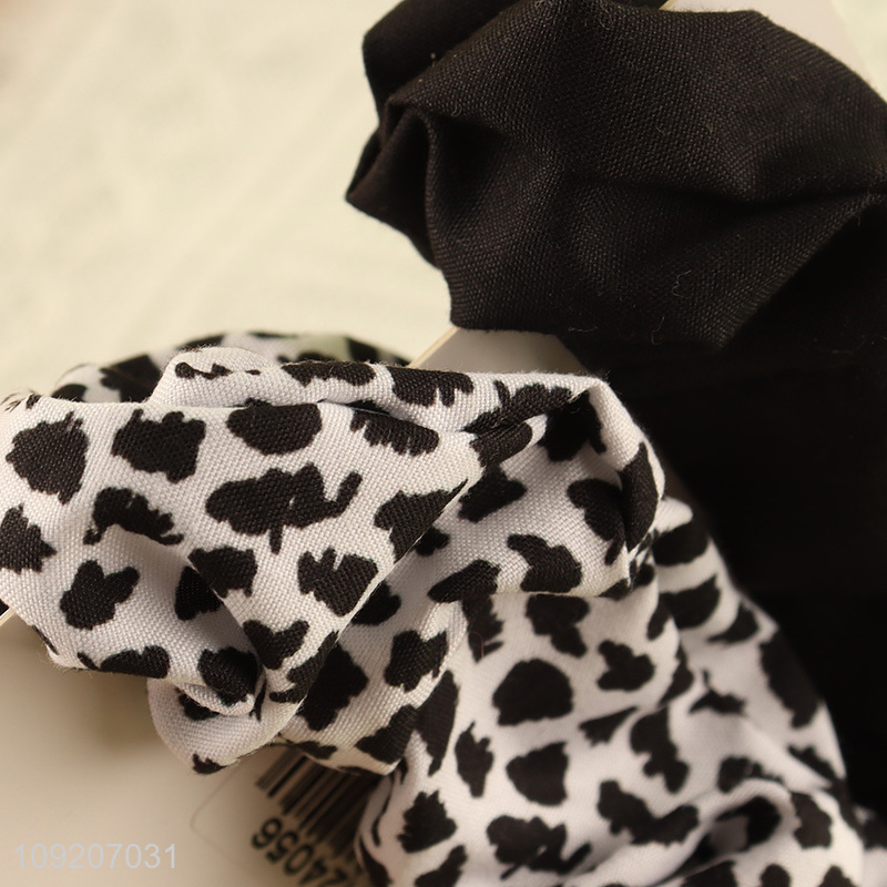 Wholesale 2 Pieces No Damage Elastic Hair Scrunchies for Women Girls