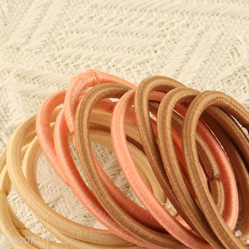New Arrival 12 Pieces Hair Ties Elastic Ponytail Holders for Women