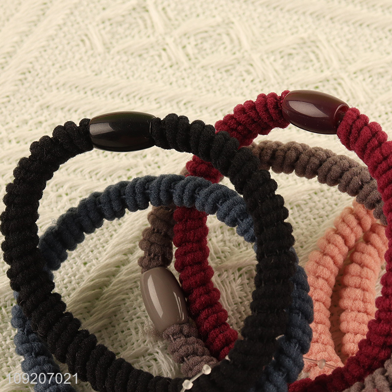 Good Quality 6 Pieces Hair Ties Elastic Hair Bands Hair Accessories