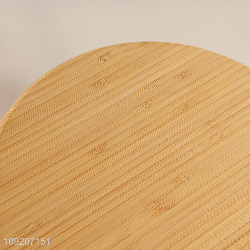 Wholesale Bamboo Wood Serving Tray Fruit Snacks Serving Tray