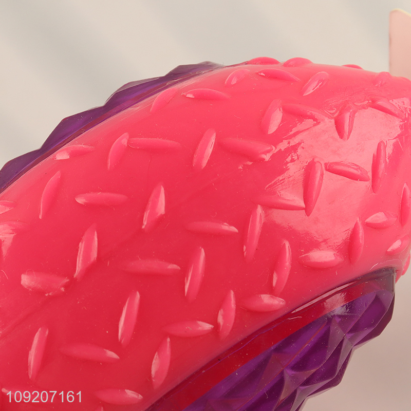 Factory Supply Squeaky Dog Toy Ball Led Dog Puppy Chew Toy