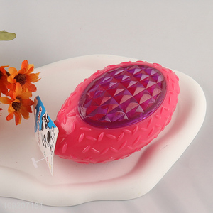 Factory Supply Squeaky Dog Toy Ball Led Dog Puppy Chew Toy