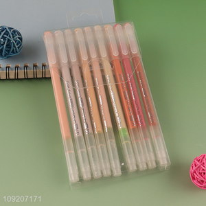 Good Quality 9 Pieces Colored Gel Ink Pens for Writing Journaling