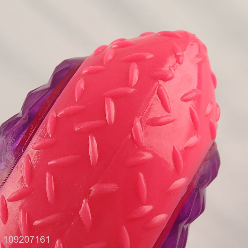 Factory Supply Squeaky Dog Toy Ball Led Dog Puppy Chew Toy