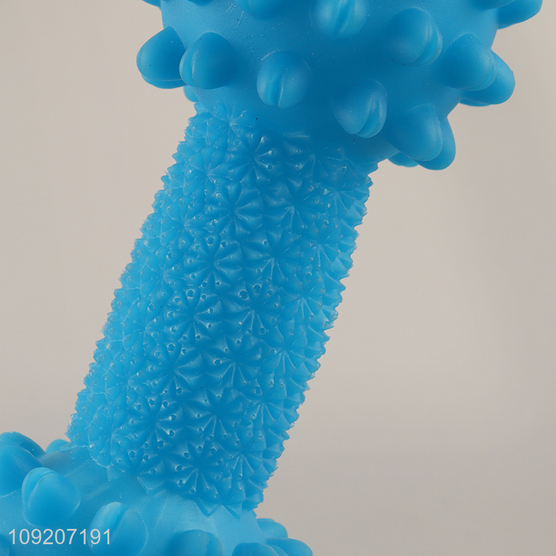 High Quality Dog Chew Toy Dumbbell Shaped Dog Teething Toy