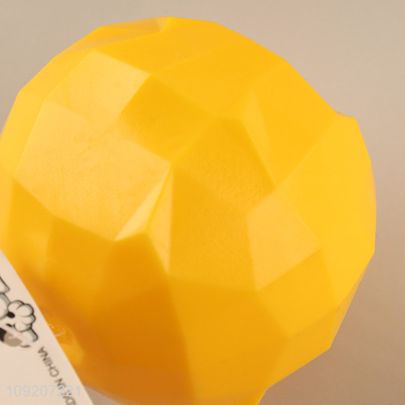 Hot Selling Orange Shaped Dog Leakage Food Toy Dog Teething Toy