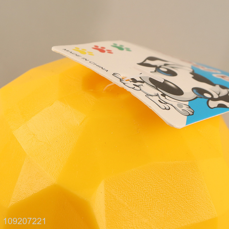 Hot Selling Orange Shaped Dog Leakage Food Toy Dog Teething Toy