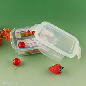 Hot Selling 410ml Airtight Glass Food Storage Container Meal Pre Container