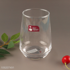 High Quality Clear Glass Cup Stemless Wine Whiskey Glasses