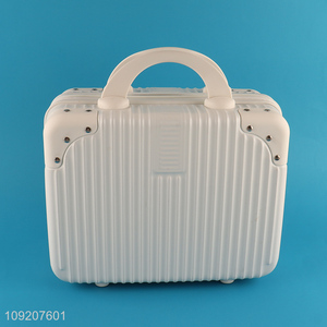 High Quality Portable Makeup Suitcase Hard Shell Travel Cosmetic Box