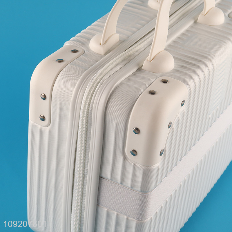 High Quality Portable Makeup Suitcase Hard Shell Travel Cosmetic Box