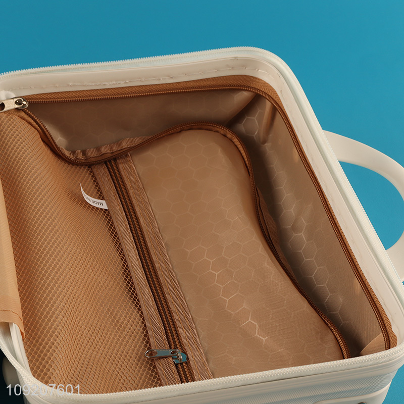 High Quality Portable Makeup Suitcase Hard Shell Travel Cosmetic Box