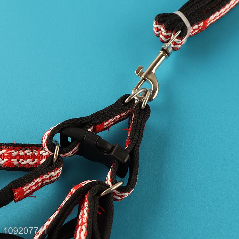 Factory Price No Pull Breathable Dog Harness and Leash Set