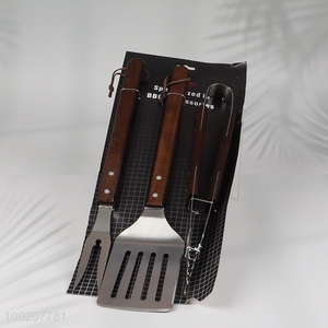 New arrival 3pcs outdoor barbecue tool set barbecue spatula barbecue clips set