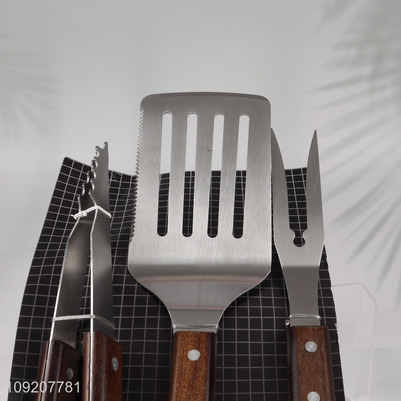 New arrival 3pcs outdoor barbecue tool set barbecue spatula barbecue clips set