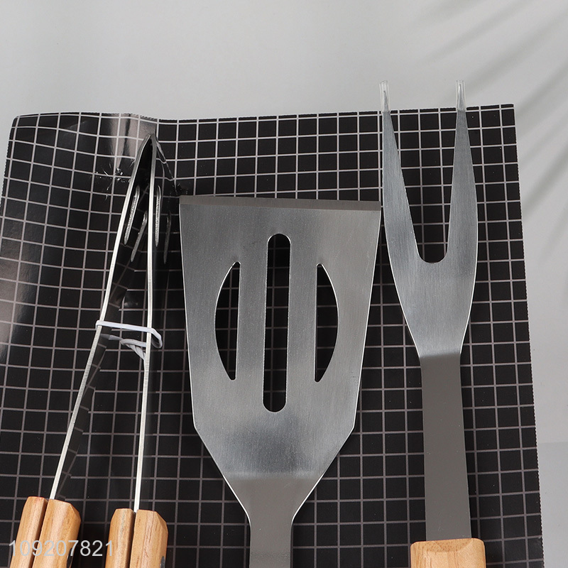 Most popular 3pcs outdoor barbecue tool set picnic tool set