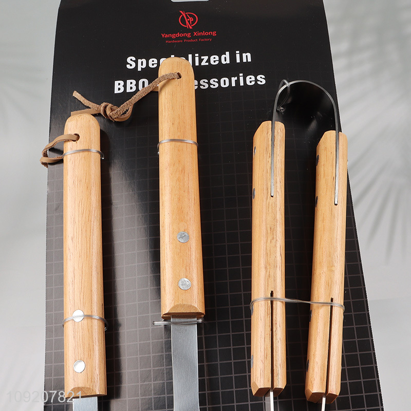 Most popular 3pcs outdoor barbecue tool set picnic tool set