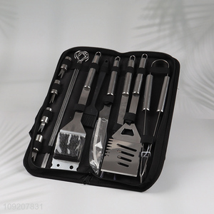 Top selling professional barbecue tool set barbecue spatula barbecue clips set