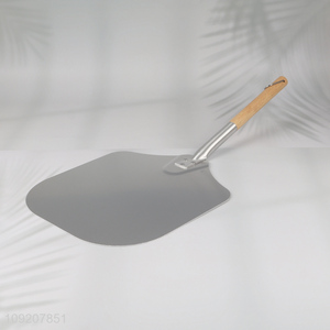 Yiwu market non-stick aluminum pizza shovel pizza <em>plate</em> with handle