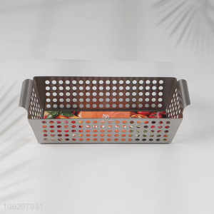 China wholesale hollow stainless steel barbecue tool barbecue grill basket