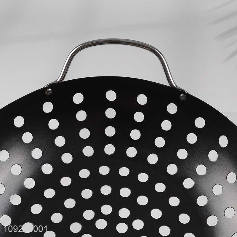 Latest products non-stick coating barbecue tool barbecue grill wok