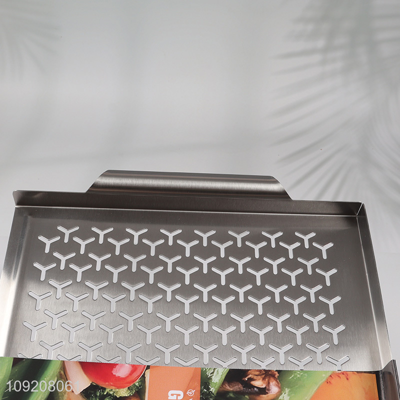 China products non-stick stainless steel barbecue grill topper