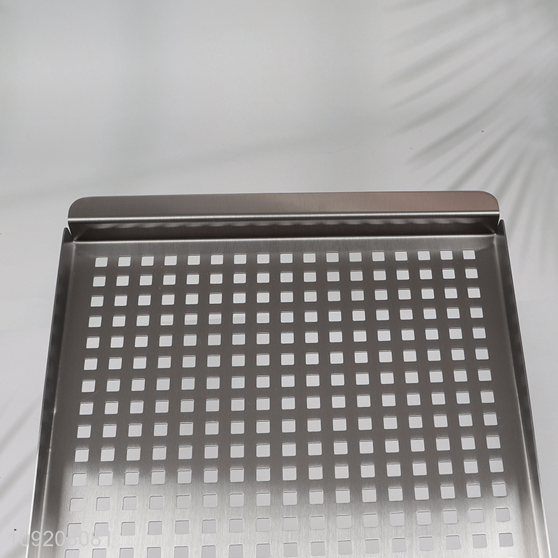 Good price stainless steel barbecue grill pan barbecue tray for sale
