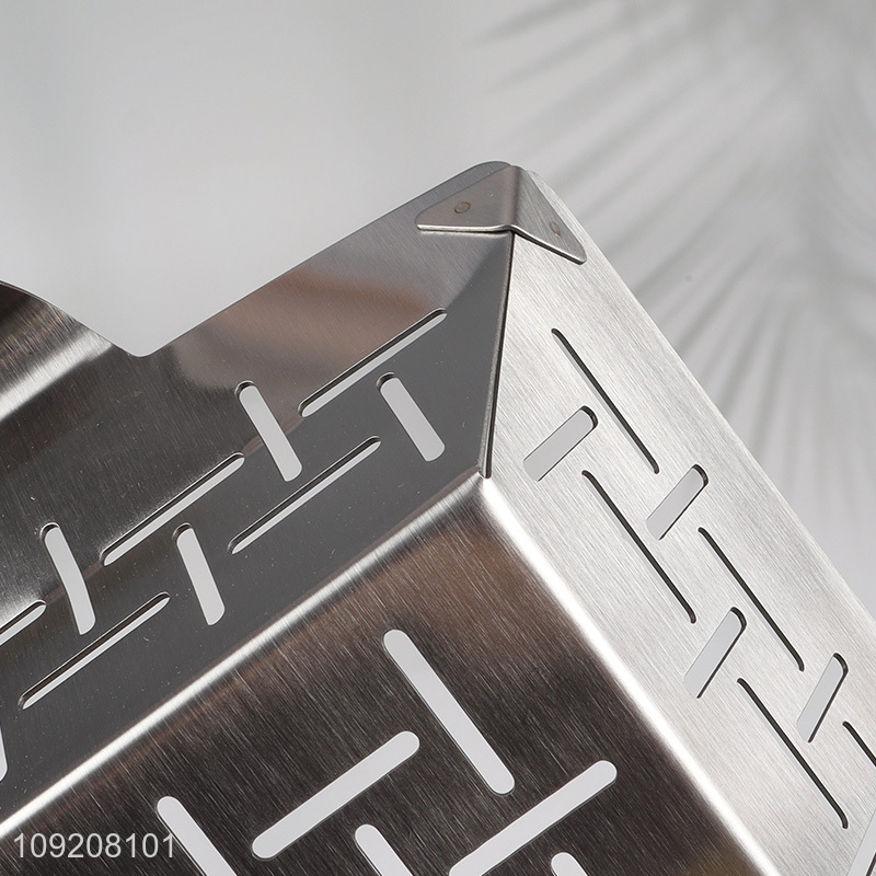 Low price stainless steel vegetable basket barbecue grill basket