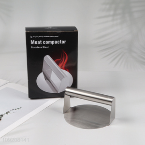 Factory supply stainless steel barbecue tool meat compactor for sale