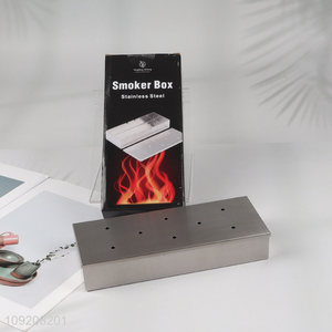 Popular products stainless steel barbecue accessories smoker box wholesale