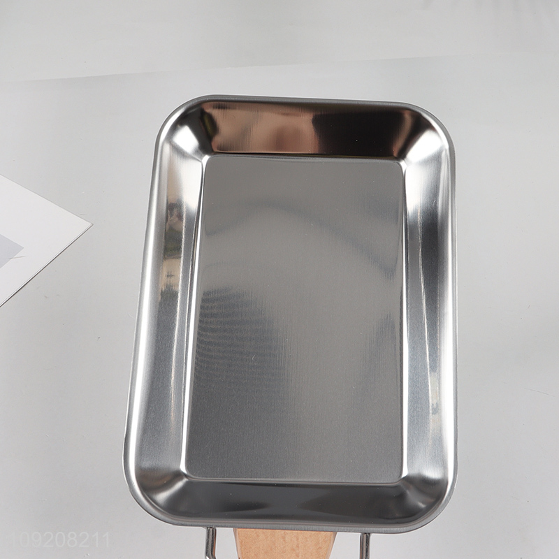 Most popular stainless steel non-stick cheese plate cheese grill pan