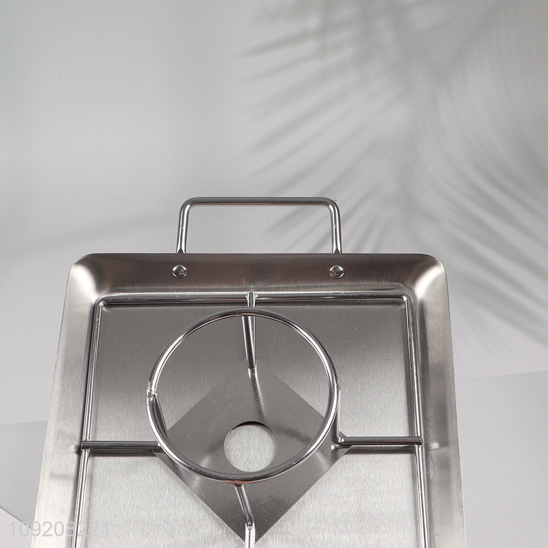 Hot items stainless steel chicken roaster barbecue roaster pan