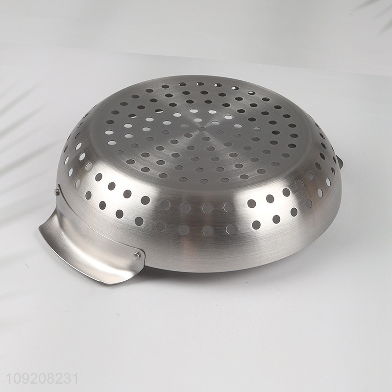 Best quality 3pcs stainless steel vegetable basket grill wok grill grid set