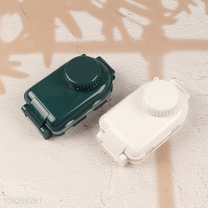 Top selling sealed portable medicine box pill capsule box with pill cutter