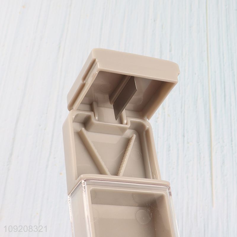 Hot selling portable travel medicine box pill capsule box pill cutter