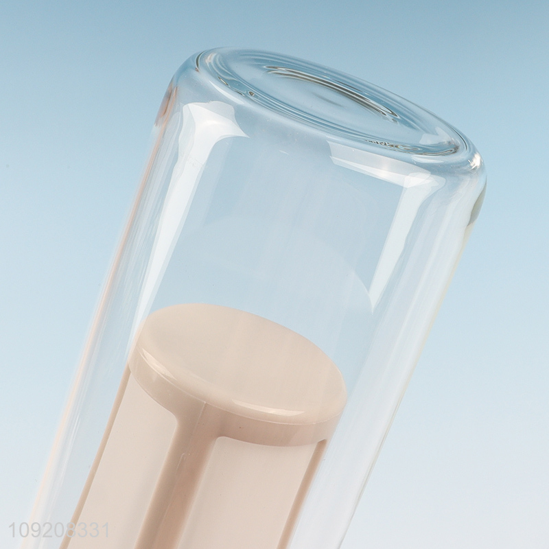 Wholesale cold fruit and tea bottle coffee glass bottle with filter