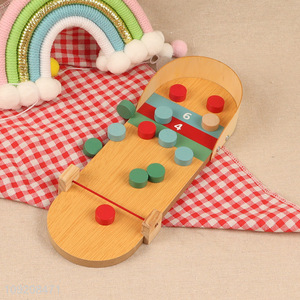 China factory wooden family tabletop games shooting games