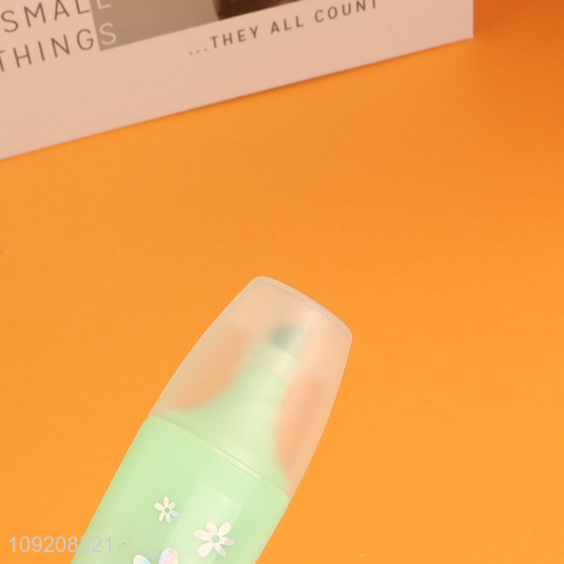 China products 6pcs non-toxic students stationery highlighter pen set