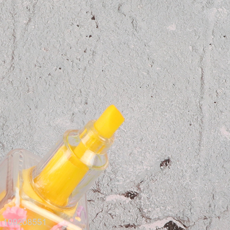 Good selling multicolor highlighter pen set school students stationery