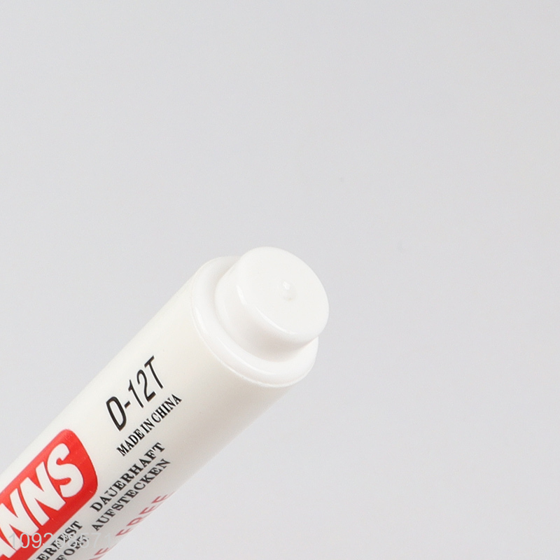 China supplier 12pcs school office waterproof writing marker set