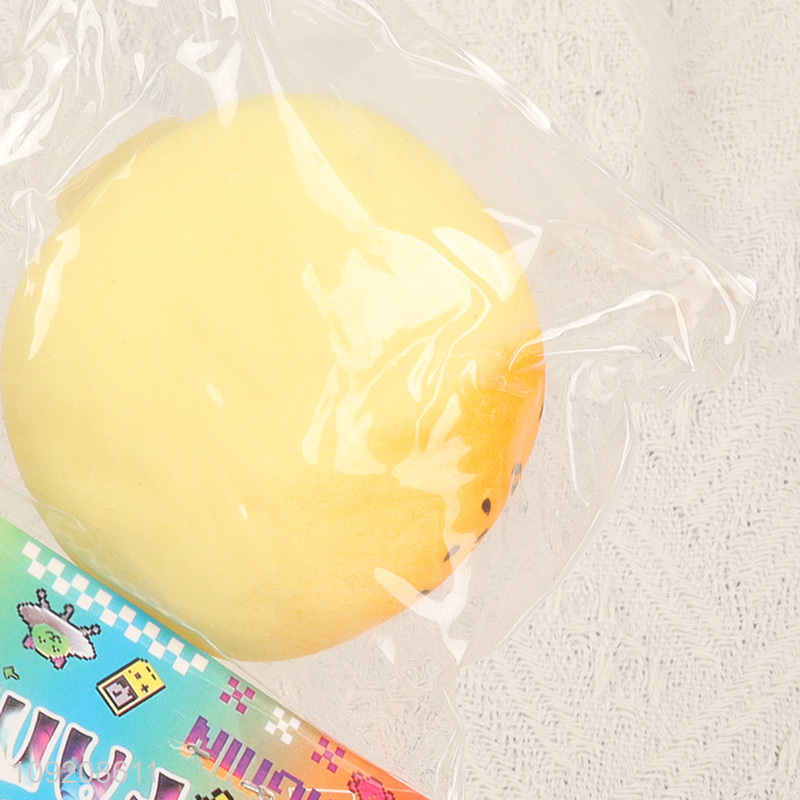 Top quality bread shape anti-stress pvc squeeze toys